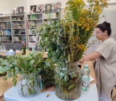 Ziołowy zakątek wśród literatury