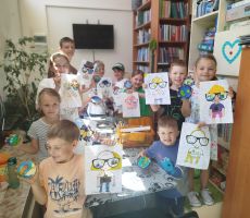 ZAJĘCIA WAKACYJNE W BIBLIOTECE NA ŻRÓDLANEJ