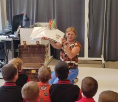 Dziś w bibliotece wyjątkowo sportowo i… bardzo wesoło!