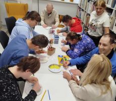Spotkanie podopiecznych ŚDS w bibliotece