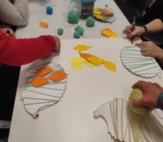 Jesienny jeżyk w bibliotece