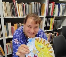 Spotkanie podopiecznych ŚDS w bibliotece