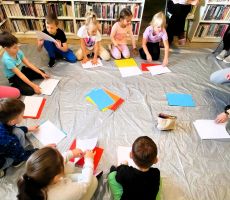 Wycinankowe fajerki krakowskie - Etno warsztaty w Filii na Czarnym Potoku