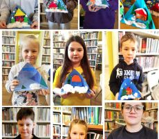 Zimowe krajobrazy 3D - Kolorowe ferie w bibliotece
