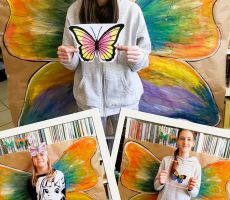 Motylem jestem - warsztaty plastyczno-czytelnicze w Filii na Czarnym Potoku