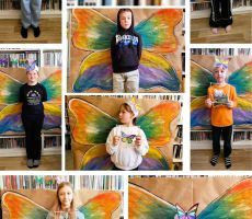 Motylem jestem - warsztaty plastyczno-czytelnicze w Filii na Czarnym Potoku