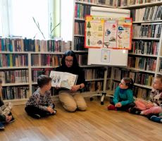 Książkowe zajęcia w Filii 1