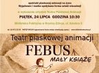 Zapraszamy na spektakl piaskowej animacji - liczba miejsc ograniczona obowiązują zapisy!
