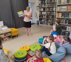 Sobotnie zajęcia w bibliotece